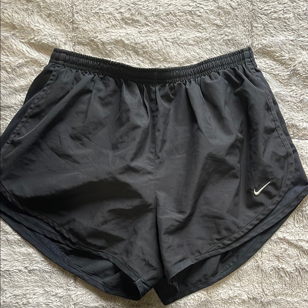 Nike Black Athletic Shorts Moisture-Wicking Lightweight
